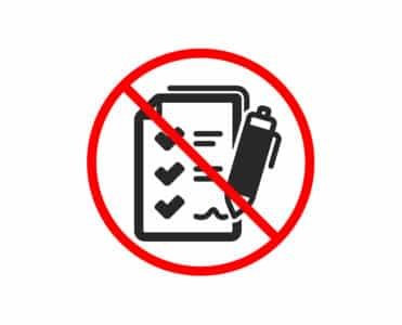No,Or,Stop.,Survey,Checklist,Icon.,Report,Sign.,Business,Review