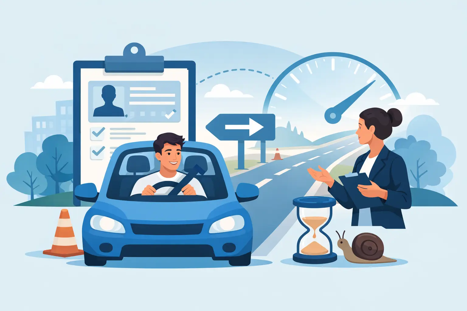 Rijbewijs behalen zonder onnodige vertraging