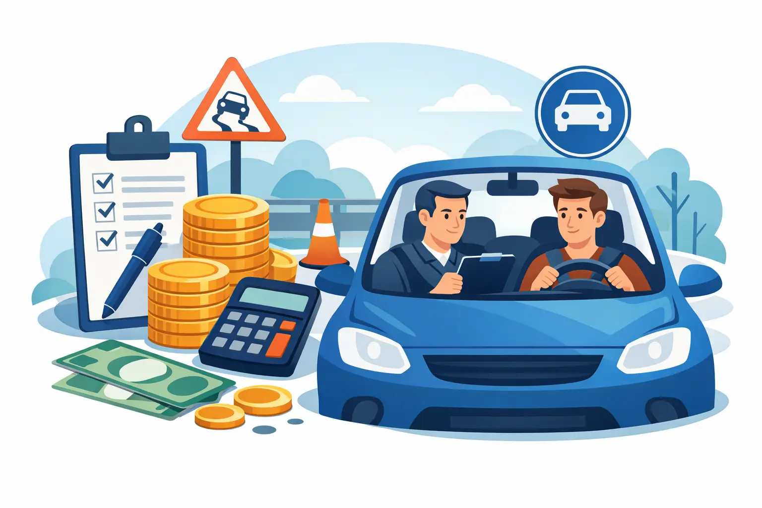 Praktijkexamen kosten voor je rijbewijs B