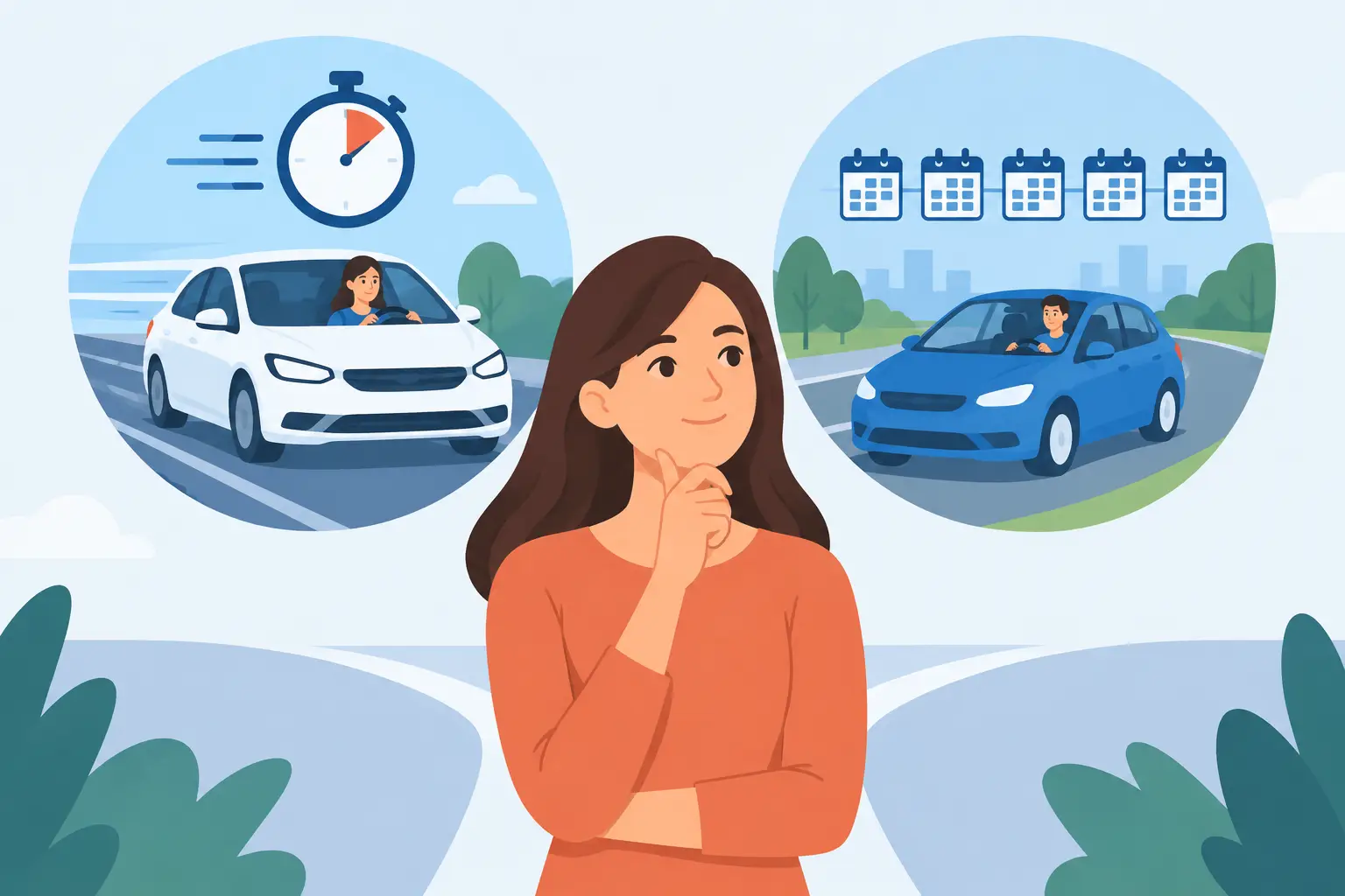 Spoedcursus versus reguliere rijlessen kiezen