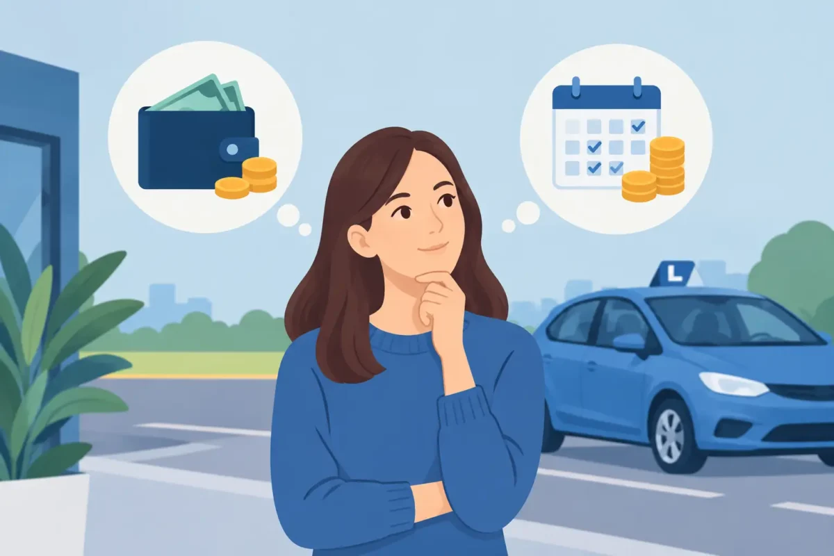 Betalen ineens of termijnen voor je rijlessen?
