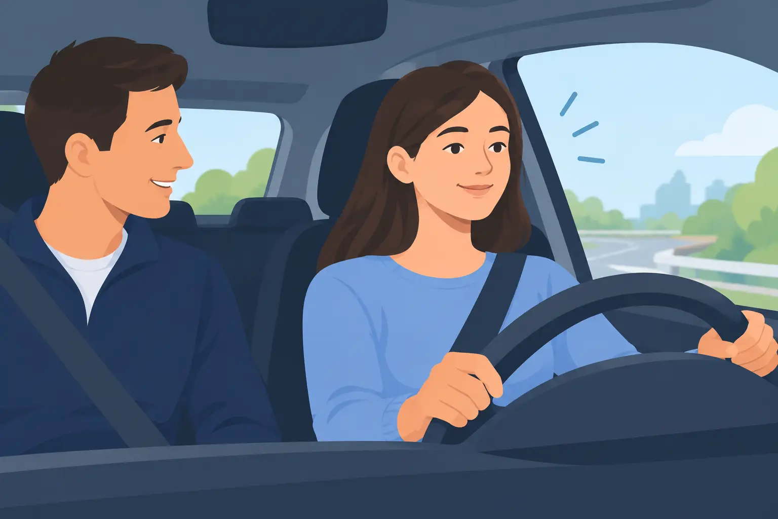 Examenzenuwen tijdens rijles verminderen