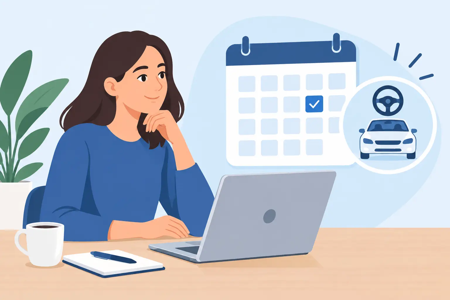 Stappenplan theorie examen reserveren zonder stress