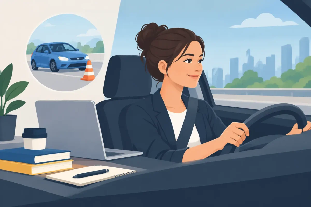 Werkende volgt spoedopleiding voor rijbewijs B